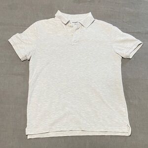 Old Navy Light Gray Polo Shirt